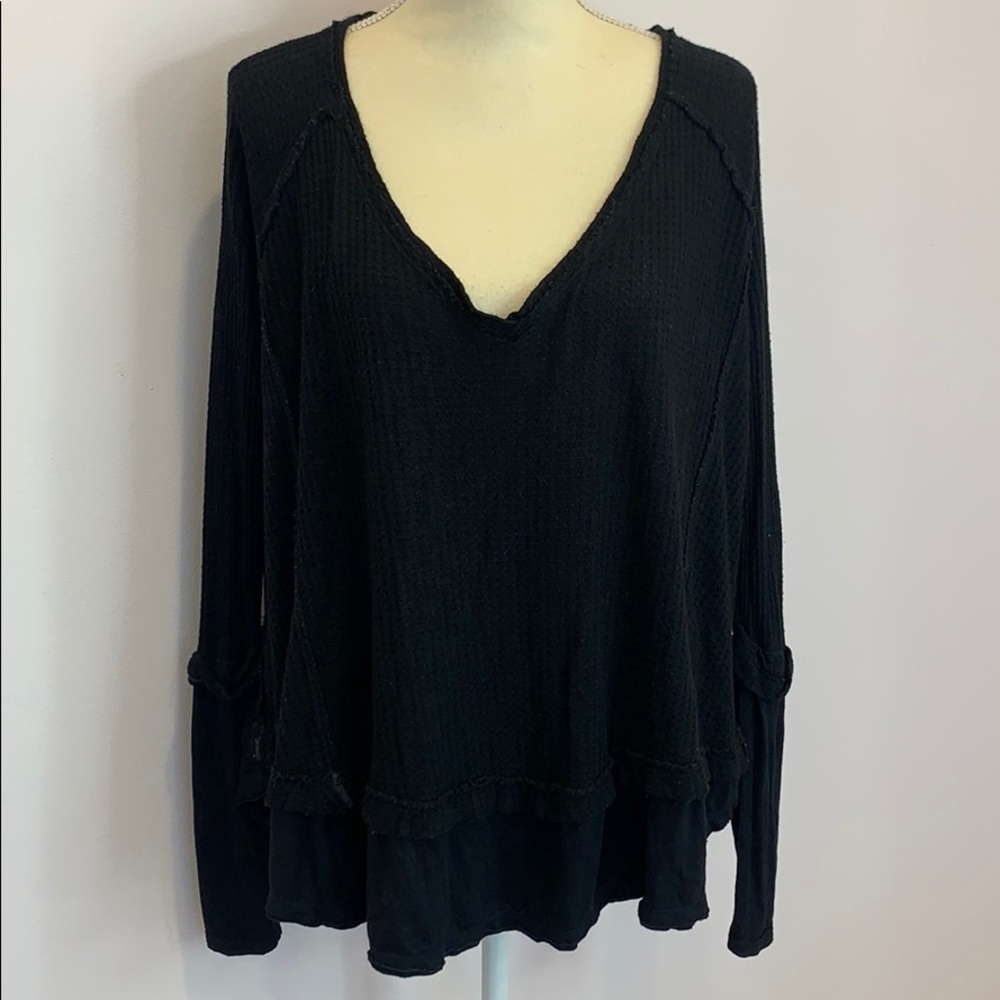 "WE THE FREE" Oversized Thumbhole Long Sleeved shirt